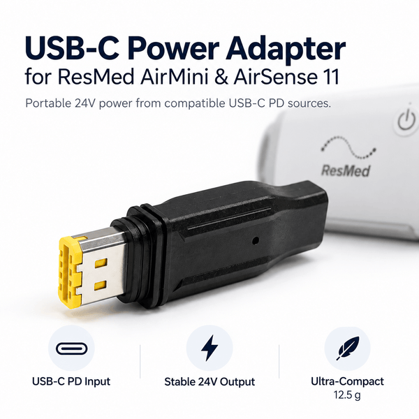 USB-C Power Adapter for ResMed AirMini & AirSense 11